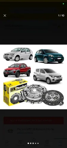 Kit Embreagem Original Uno Vivace Way Motor Evo 1.0 1.4 8v