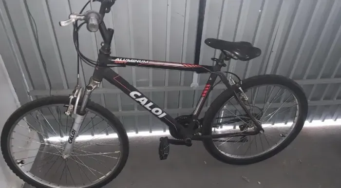 Bicicleta aro 26 Preta/vermelha