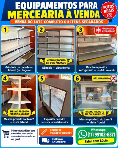 Equipamentos de mercearia