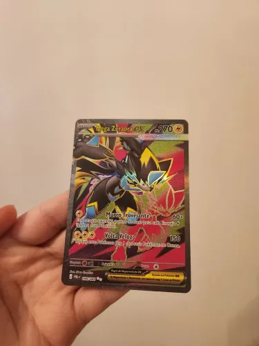 Carta mega zeraora ex coleção:escuridão absoluta