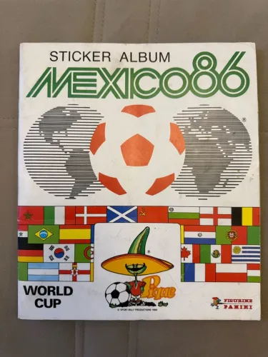 México 86 Álbum Copa do Mundo 1986