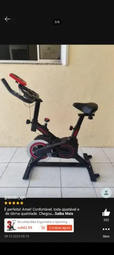 Bicicleta ergométrica 