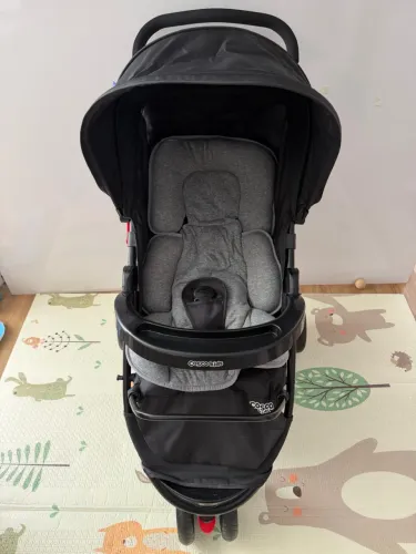 Cosco Kids, Carrinho de Bebê, Toffy, Preto Absoluto