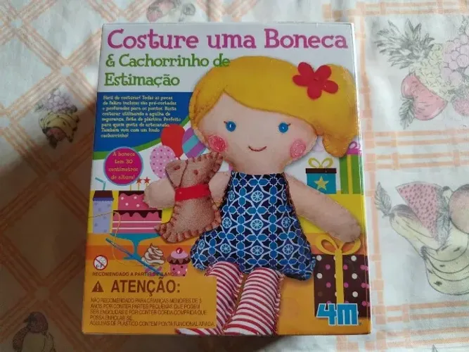 Costure Uma Boneca E Um Cachorrinho De Estimação ou Um Coelhinho de Estimação - 4 M