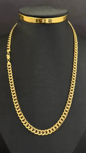 Corrente Grumet Laminada em Ouro 18k 750