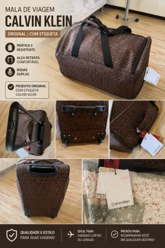mala de viagem Calvin Klein