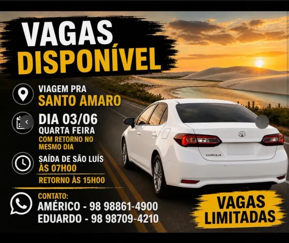 Viagem para Santo Amaro