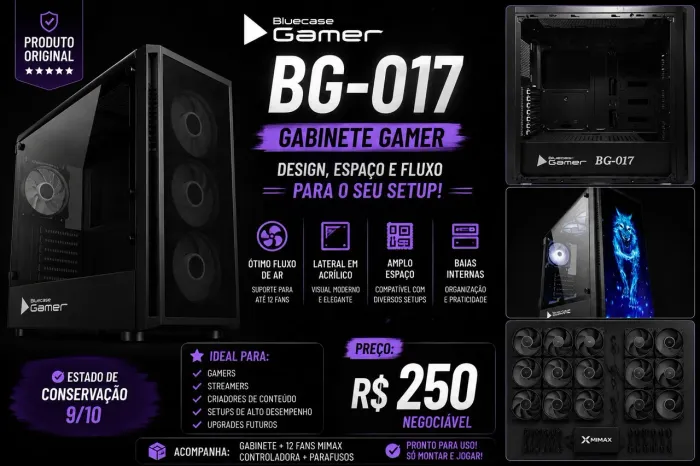 Gabinete Gamer 