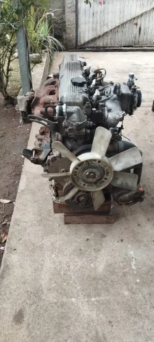 Motor Toyota 14B completo bomba suporte e capa seca