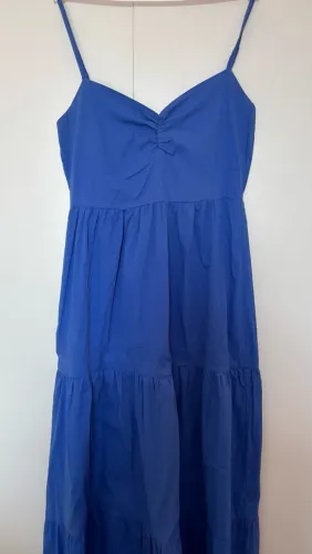 Vestido Azul simples