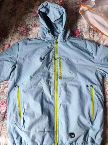 Jaqueta masculina impermeável