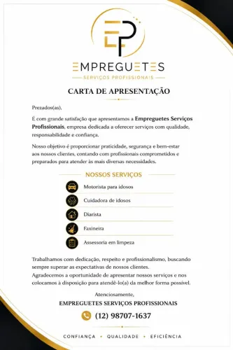 Carta de apresentação
