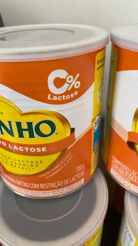 Lata de leite vazia