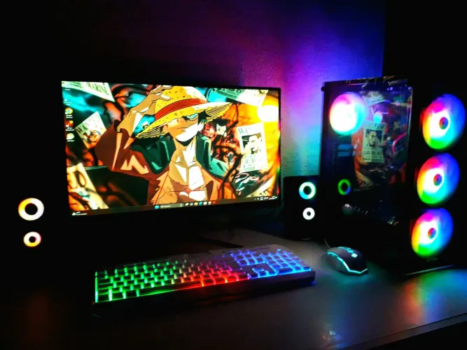 PC Gamer Completo i5 9400 ,16GB DDR4 ,SSD 240GB , Monitor 24 Full HD | Kit RGB Completo