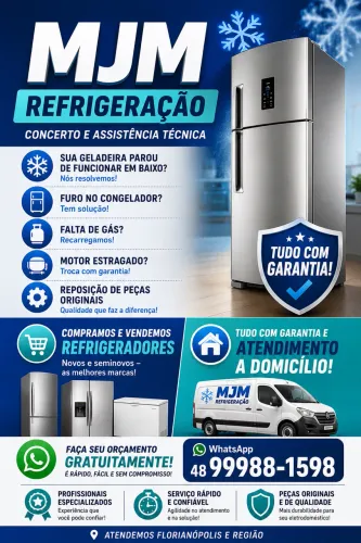 Conserto de geladeira é Frezer 