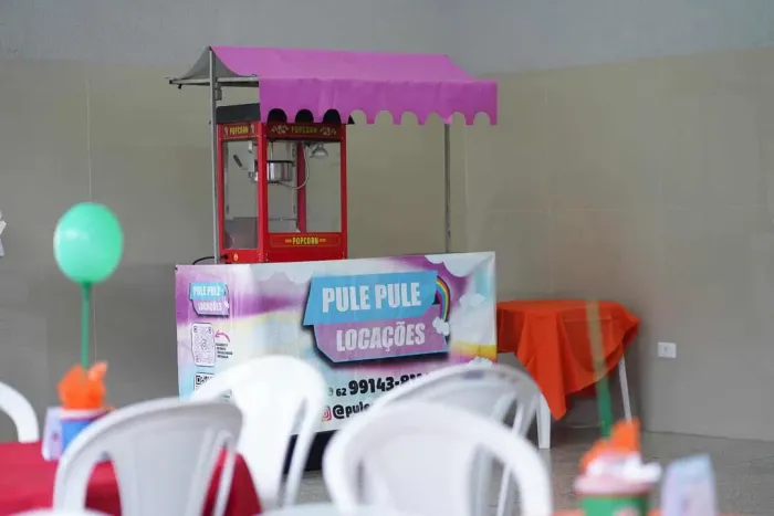 Pipoca e algodão doce 
