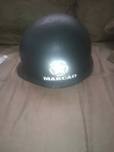 Capacete original do exército em aço duro