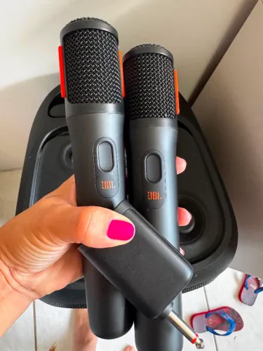 Microfone Jbl Duplo S/ Fio Wireless