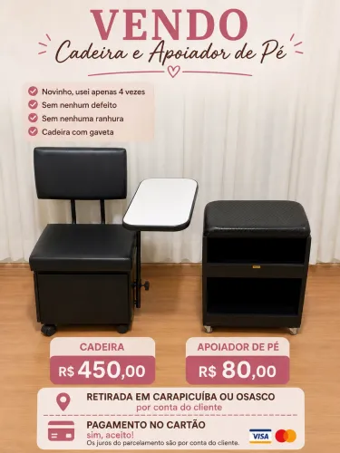 Cadeira de manicure