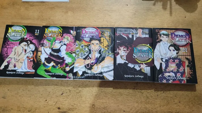Demon slayer - volume 11, 14, 15, 20, 21 e 22