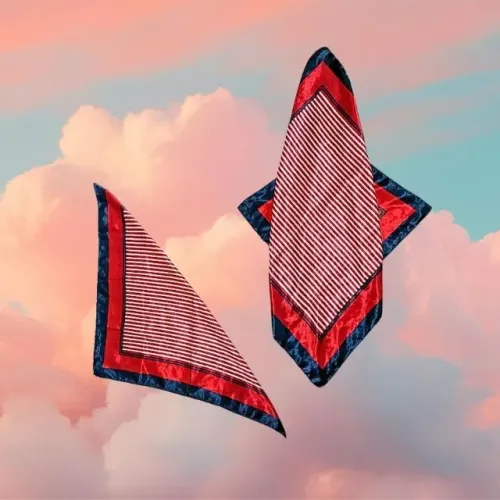 Bandana estampa listrada
