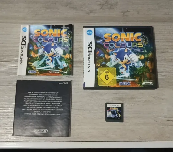 Nintendo DS - Jogo Sonic Colours Europeu