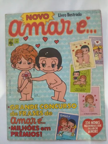 Álbum de figurinhas NOVO AMAR É... ano 1982. COMPLETO