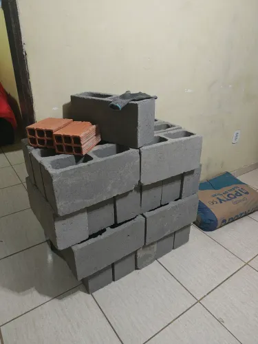 Bloco de concreto.