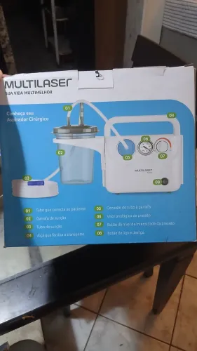 Aspirdor de secreção Multilaser -Novo na garantia de 5 anos