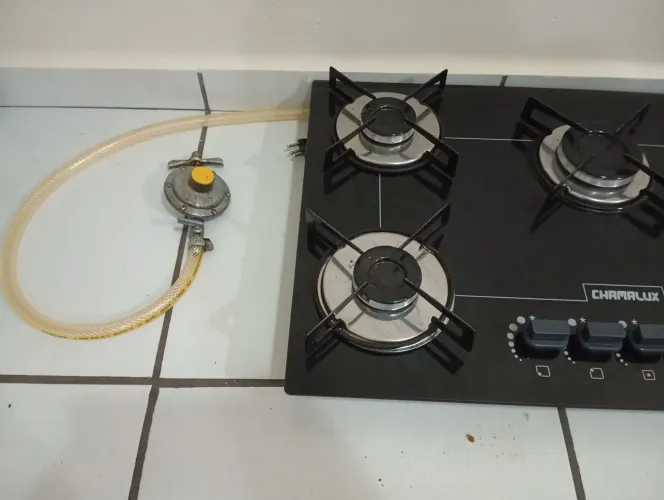 Fogão cooktop, 5 bocas 