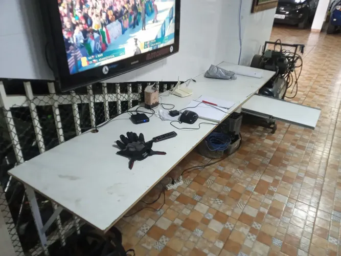 Mesa para trabalho em mdf 