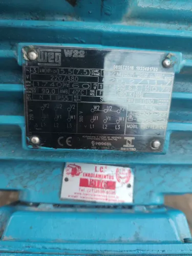 Motor trifásico 7,5cv