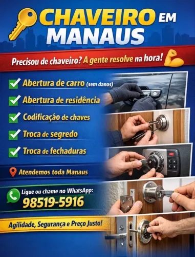 Chaveiro a domicílio 