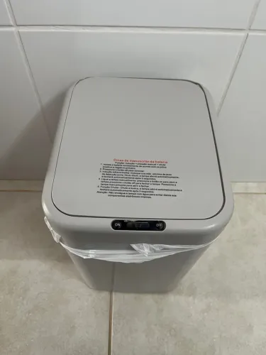 Lixeira com sensor automático 16 L