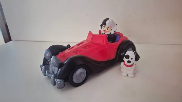Carro Little People Dálmata e Cruella Disney original importado com sons