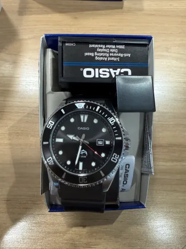 Relógio Casio Marlin Duro Mdv106-1av Black