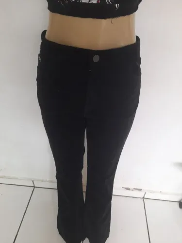 Calça de veludo preta 