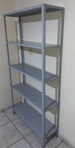 ESTANTE DE AÇO-30 CM-5 BANDEJAS-NOVA-TOP DE LINHA