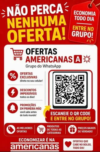 Grupo de ofertas no Whatsapp 