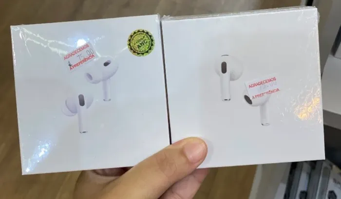 Fone AirPods intra auricular