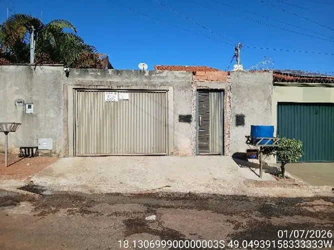 Destaque da região Casa no Jardim Panoramico, Buriti Alegre - GO, Nº 131, 2 quartos, 1 va