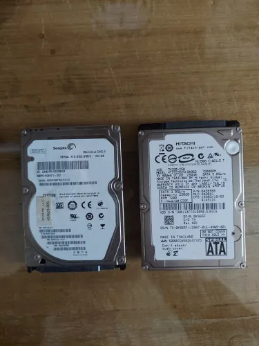 HDS DE NOTEBOOK, 2 UNIDADES DE 250GB 