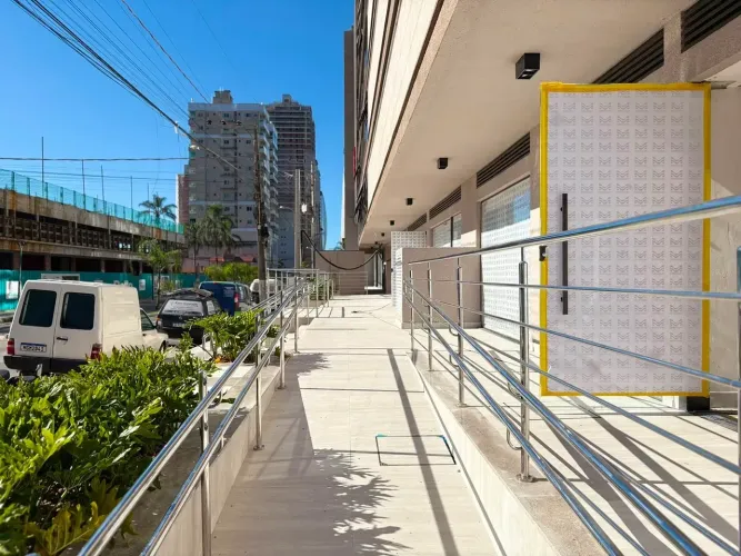 Sala Comercial Nova para Aluguel em Perequê 69 m² | 1 Vaga | Localização Estratégica