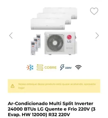 Ar condicionado Lg