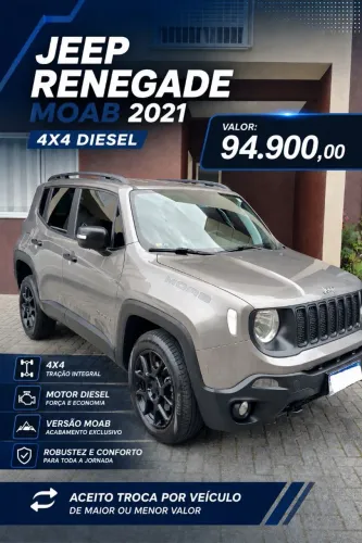 Jeep Renegade Moab 2.0 4X4 TB Diesel AUT 2021