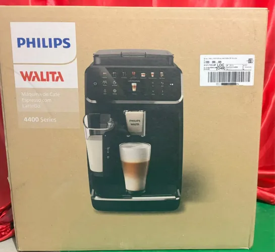 Philips Walita Série 4400 Cafeteira Espresso Superautomática LatteGo, 12 Bebidas, 110V 