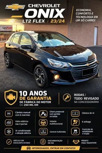 Chevrolet Onix Hatch LT 1.0 12V Flex Mec. 4P 2024