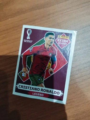 Cristiano Ronaldo Legend Extra Sticker Copa 2022 Panini Rara