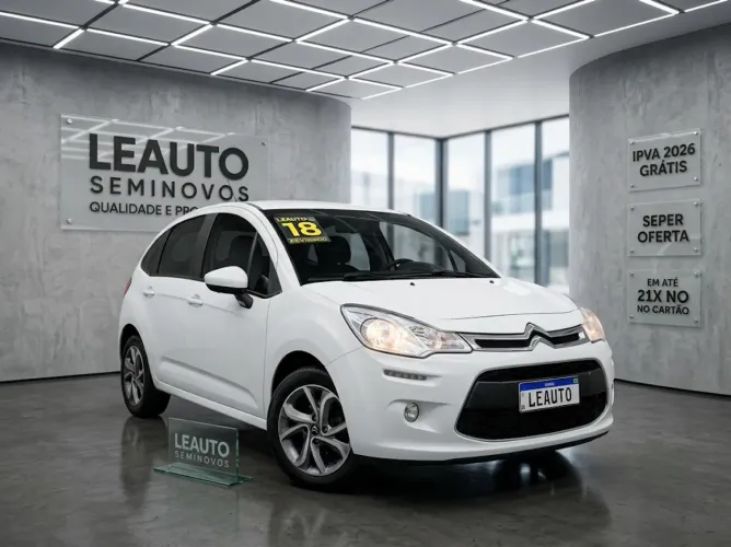 Citroen C3 Tendance Pure Tech 1.2 Flex 12V Mec. 2018