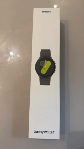 Relógio smartwatch Samsung Galaxy Watch 7 44mm AMOLED Safira GPS NFC Saúde s25 s24 ultra